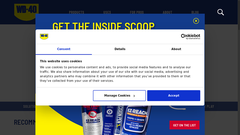 WD-40 Lubricants, Degreasers & Rust Removal Products