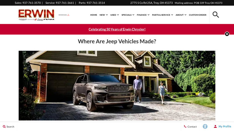 Where Are Jeep Vehicles Made?