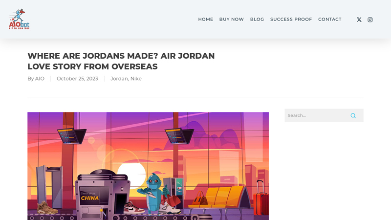 Where Are Jordans Made? Air Jordan Love Story from Overseas