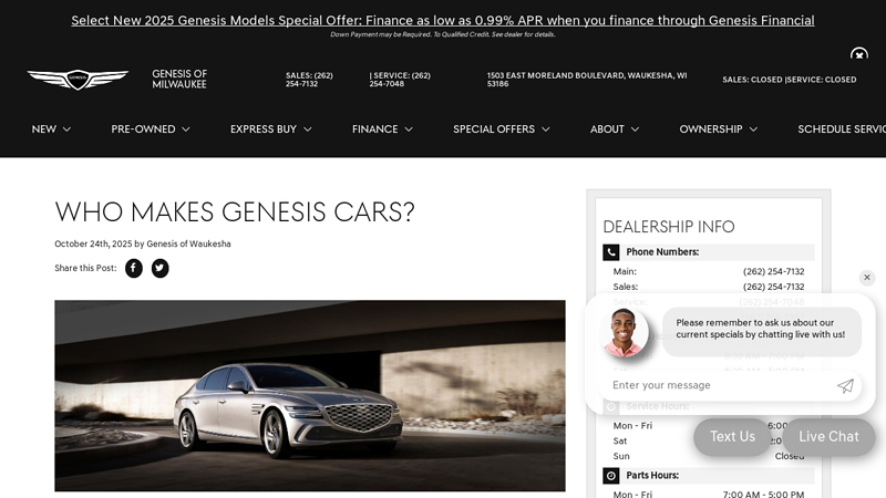 Who Makes Genesis Cars?