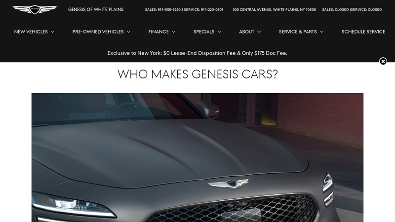 Who Makes Genesis Cars?