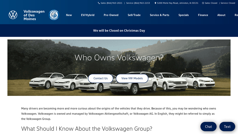 Who Owns Volkswagen?