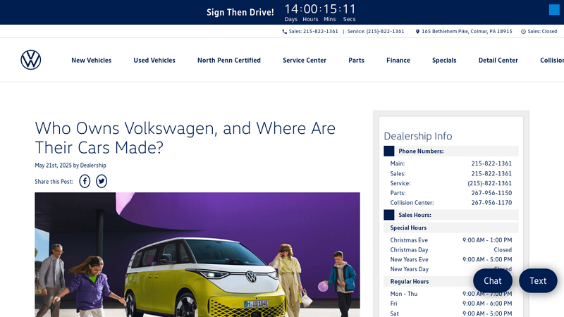 Who Owns Volkswagen, and Where Are Their Cars Made?