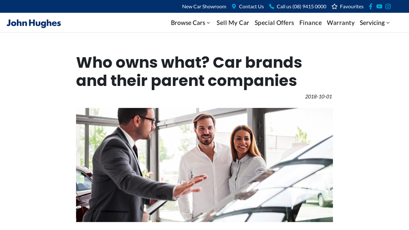 Who owns what? Car brands and their parent companies