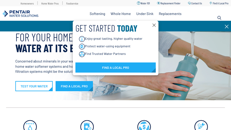 Whole House Water Filtration & Softening