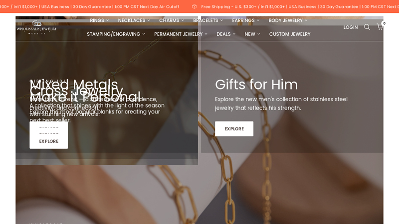 Wholesale Jewelry Website