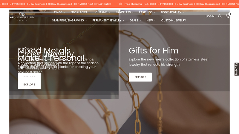 Wholesale Jewelry Website