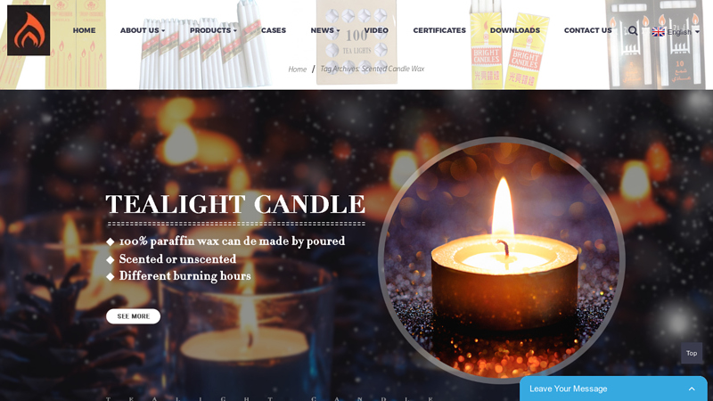 Wholesale Scented Candle Wax Manufacturer and Supplier, Factory