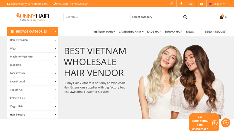 WHOLESALE VIETNAM HAIR VENDOR AND FACTORY ...