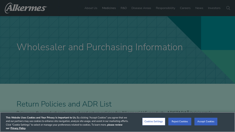 Wholesaler and Purchasing Information