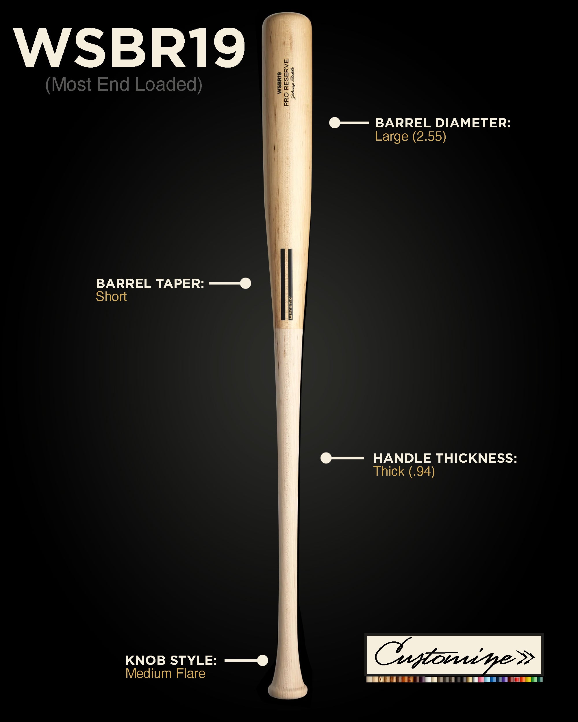 Wood Baseball Bats