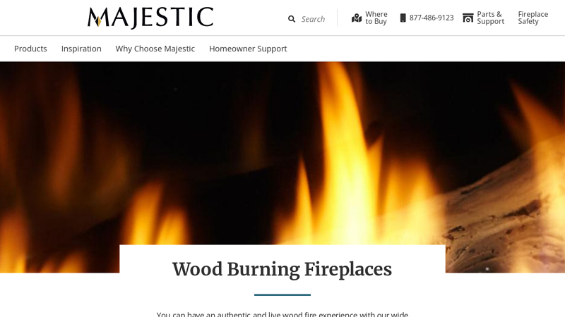 Wood Burning Fireplaces