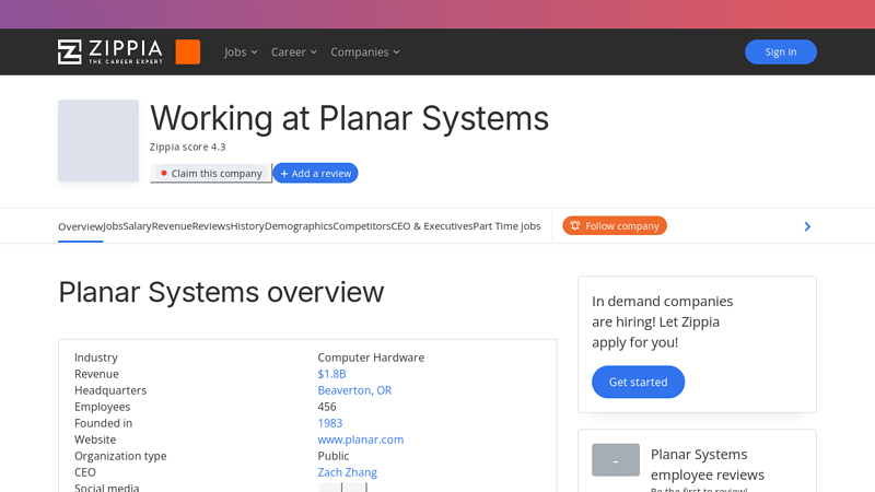Working At Planar Systems: Company Overview and Culture