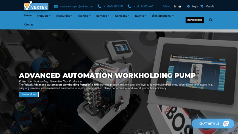 World Leader in Hydraulic and Pneumatic Workholding