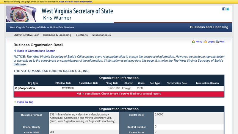 WV SOS