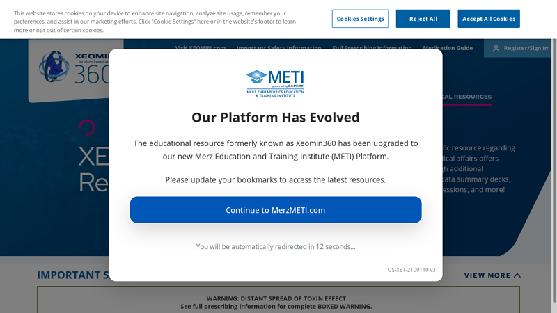 XEOMIN Medical Resources