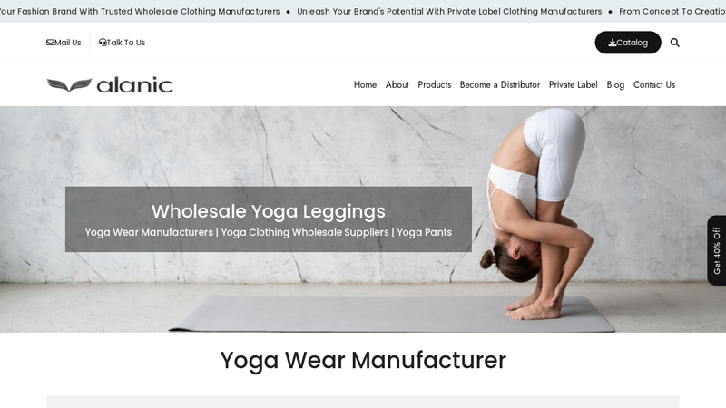Yoga Wear Manufacturers