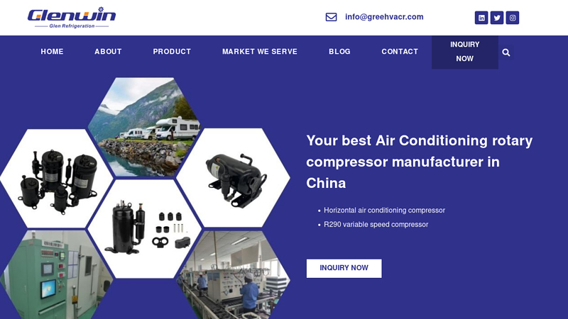 Your best Air Conditioning rotary compressor manufacturer in China