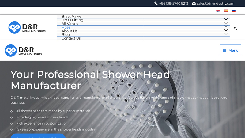 Your Shower Heads Manufacturer in China