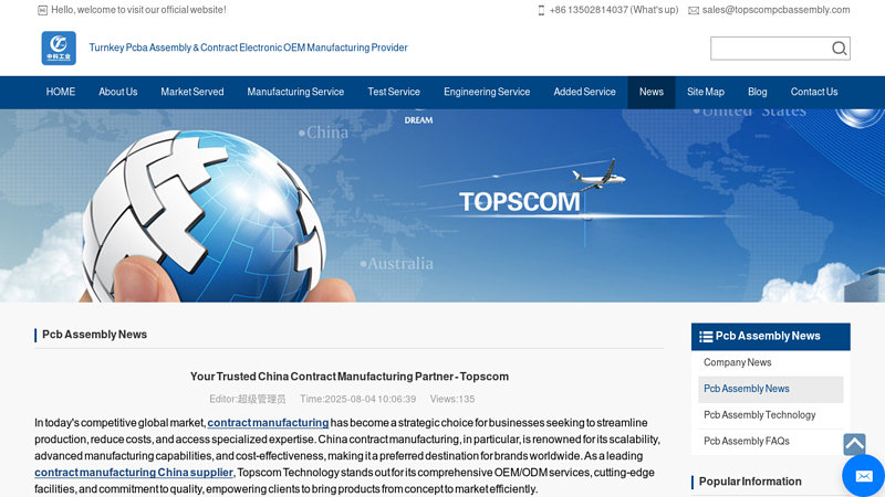 Your Trusted China Contract Manufacturing Partner