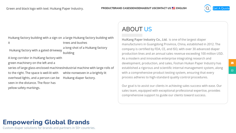 Your Trusted Diaper Manufacturer